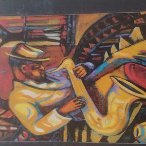 3 Art prints Margaret Slade Kelly jazz-life-live